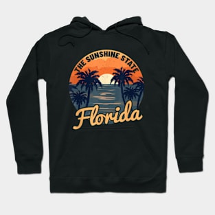 Florida Sunset Throwback Classic Hoodie